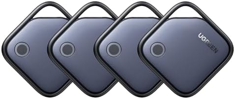 UGREEN FineTrack Air Tracker Tags (iOS Only) 4 Pack Key Finder