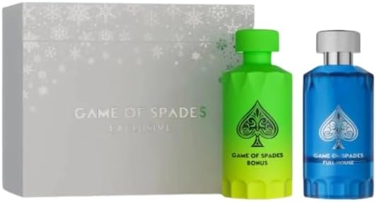 Jo Milano EXCLUSIVE RELEASE GIFT SET Paris Game of Spades BONUS AND FULL HOUSE 3.4 oz/100ml spray for Unisex (FRAGRANCE EXPERT'S EXCLUSIVE)
