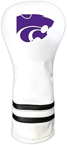 Team Golf NCAA Kansas State Wildcats White Vintage Fairway Head Cover White Vintage Fairway Golf Club Headcover, Form Fitting Design, Retro Design