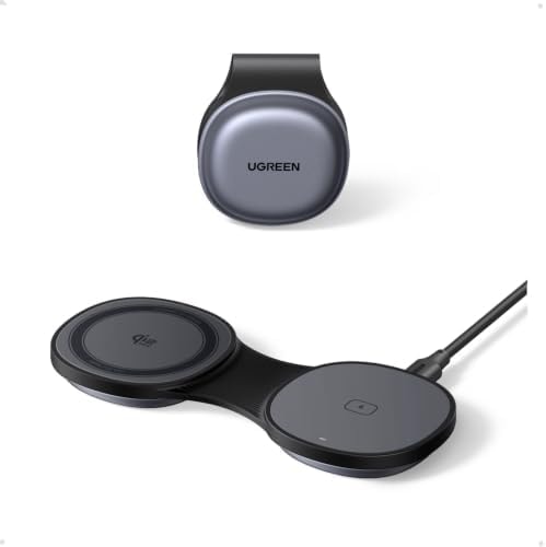 UGREEN MagFlow 25W Pocket-Sized 2-in-1 Foldable Wireless Charger