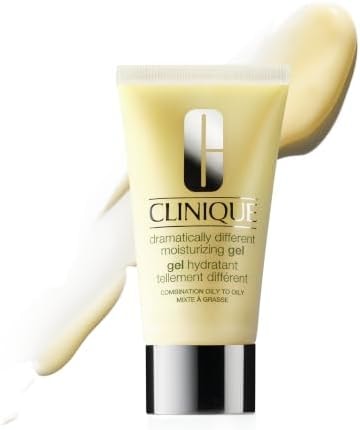 Clinique Dramatically Different Moisturizing Gel | Oil-Free Face Moisturizer For Combination Oily to Oily Skin Types | Step 1 in 3-Step Skin Care Routine, 1.7 Fl Oz