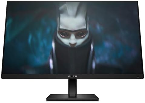 HP OMEN 23.8" FHD 165Hz Gaming Monitor, FHD Display (1920 x 1080), IPS panel, 99% sRGB, 90% DCI-P3, 16:9, AMD FreeSync Premium Technology, 24 (2023),Black
