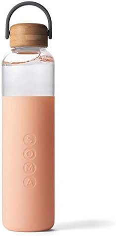 Full Circle 25 oz. Glass Water Bottle - Blush