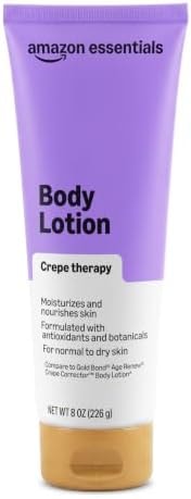 Amazon Essentials Crepe Smoothing Body Lotion for Normal to Dry Skin with Moisturizers and Antioxidants, 8 Oz 1 Pack