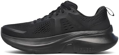 Saucony Women's Guide 18 Sneaker, Black/Black/Black, 5 Wide