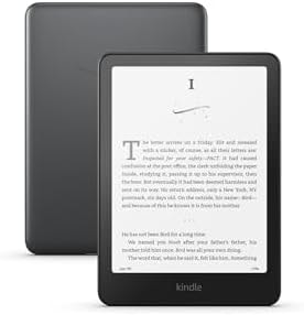 Amazon Kindle Paperwhite Signature Edition 32GB (2024 model) – Auto-adjusting front light, wireless charging, and weeks of battery life – Metallic Black
