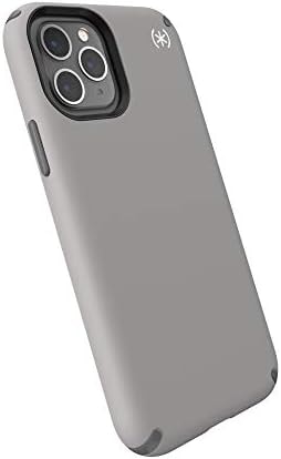 Speck Products Presidio2 PRO Case, Compatible with iPhone 11 PRO, Cathedral Grey/Graphite Grey/White