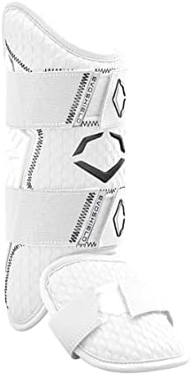 EvoShield Pro-SRZ 2.0 Batter's Leg Guard - White, Right Hand Hitter