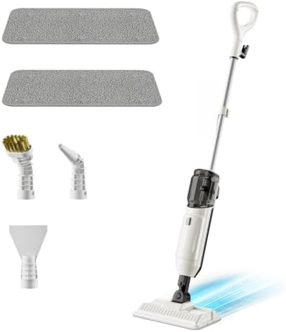Wotaste Steam Mop Cleaner 260°F Steam in 15s, 16.9oz Tank Hardwood and Tile
