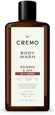 Cremo Body Wash for Men, Bourbon & Oak, 16 Fl Oz