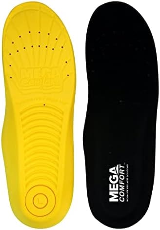 MEGAComfort Memory Foam Insoles for Men & Women - Ergonomic Inserts