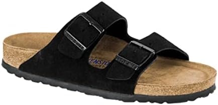 Birkenstock Arizona Birko-Flor Softfootbed, Unisex Adults’ Mules, Noir, US:5.5