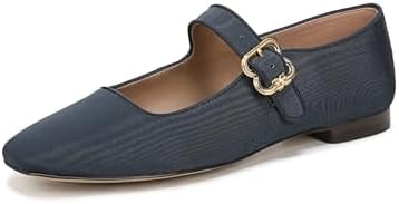 Sam Edelman Women's Michaela Mary Jane Flat, Soft Navy, 10.5