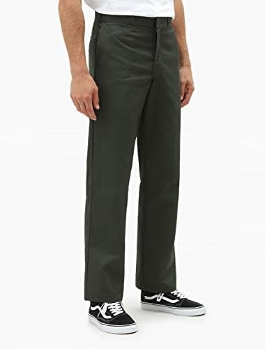 Dickies Men’s Original 874 Work Pants – Durable Straight Leg Uniform Trousers for Men, Ideal for Industrial or Office Use, Olive Green, 31W x 30L