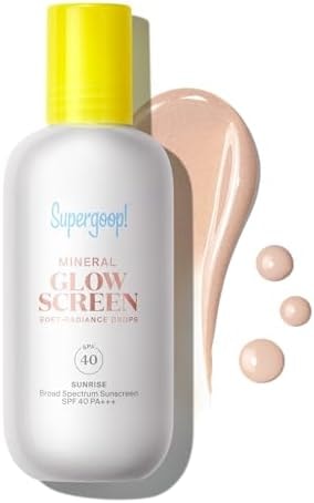 Supergoop! Mineral Glowscreen Face Sunscreen SPF 40 - Sunrise, 1.7oz