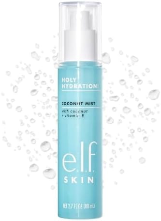 e.l.f. SKIN Holy Hydration! Hydrating Coconut Mist, Refreshes, Soothes & Invigorates Skin, Tropical Scent, 2.7 Fl Oz (Pack of 1)