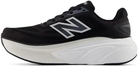 New Balance Women's Fresh Foam X More V6 Running Shoe, Black/Grey Matter/Castlerock, 5.5 W