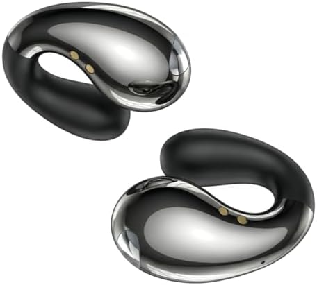 Ultra Open Ear Earbuds, Ergonomic Clip On Headphones for Running & Workouts