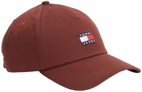 Tommy Jeans Mens Heritage Cord Cap, Dark Velvety Brown One Size