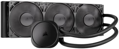 CORSAIR Nautilus 360 RS Liquid CPU Cooler – 360mm AIO – Low-Noise – Direct Motherboard Connection – Daisy-Chain – Intel LGA 1851/1700, AMD AM5/AM4 – 3X RS120 Fans Included – Black