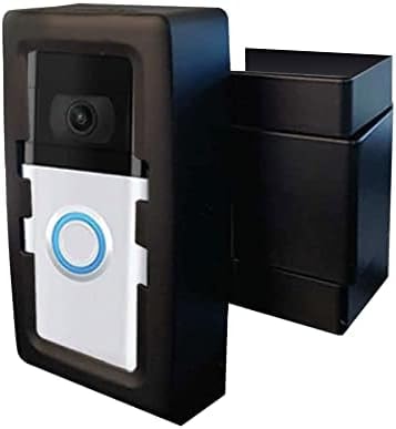 DoorbellBoa Anti-Theft Video Doorbell Door Mount, No Tools or Installation, Mounts Securely in Seconds, Compatible with Ring & Other Video Doorbells (Black)