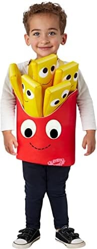 Rubies Yummy World: French Fries Costume for Kids, Unisex Small