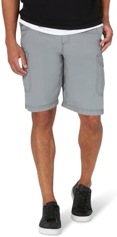 Lee Men's Extreme Motion Crossroad Cargo Short, Storm Gray, 42