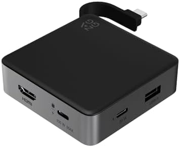ZAGG 4-Port Hub - Versatile USB-C PD, USB-A HDMI Adapter