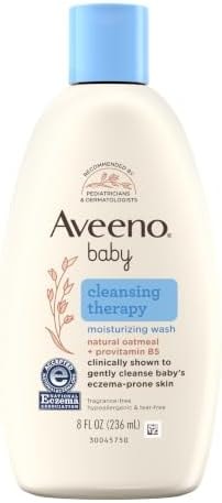 Aveeno Baby Cleansing Therapy Moisturizing Body Wash, 8 oz
