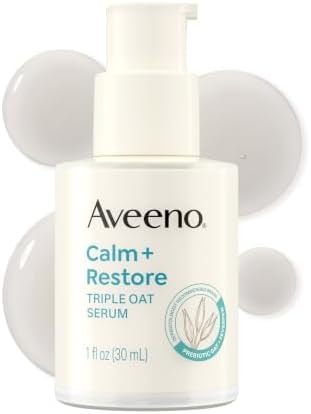 Aveeno Calm + Restore Triple Oat Face Serum, 1 fl. oz