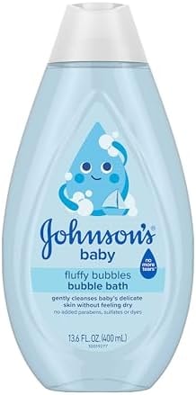 Johnson's Baby Fluffy Bubbles Bubble Bath, No More Tears, 13.6 fl oz