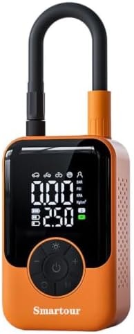 Cordless Tire Inflator Portable Air Compressor Car/Bike Air Pump Smartour
