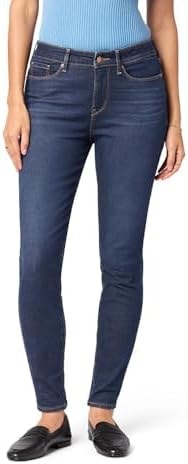 Levi Strauss Signature Gold Women's Totally Shaping Skinny Jeans Mid-Rise Stretch Denim (Available in Plus Size), Walnut Grove, 2 Regular