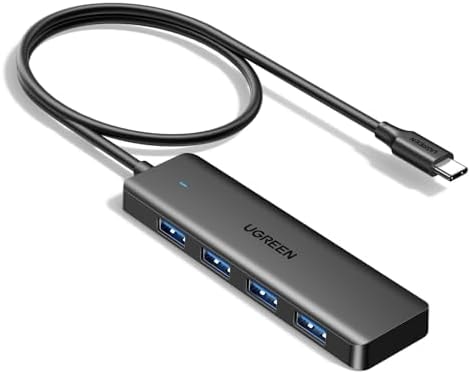 UGREEN USB C Hub, 4 Ports USB A Splitter Ultra-Slim USB Expander, 2 ft