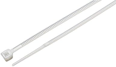 South Main Hardware 848102 4 Inch, Natural 100-Pack, 18-Lb Test, Small Cable Ties, 100 Tie