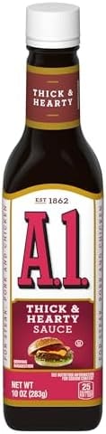 A1 Thick & Hearty Steak Sauce 10 oz (Pack of 3)