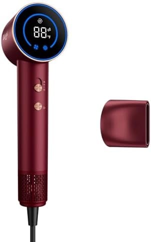 Bluvol SonicDry H10 Apex Travel Hair Dryer, 0.74lb, 56dB Low Noise