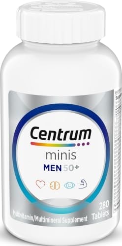 Centrum Minis Silver Men's Multivitamin for Men 50 and Over, 280 Tablets