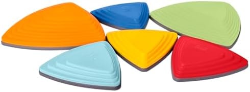 Fisher-Price™ Stepping Stones for Kids – Durable Non-Slip Stones Encourage Toddler Balance & Gross Motor Skills, Indoor & Outdoor Toys, Obstacle Course Play