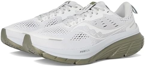 Saucony Men's Guide 18 Sneaker, Cloud/Olive, 11.5