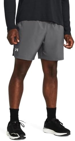 Under Armour Men's Launch Run 7-inch Shorts, 025 Gray, 4XL