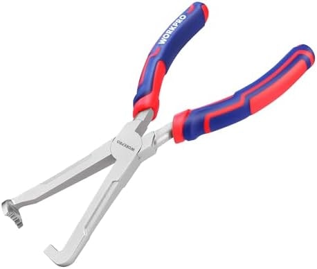 WORKPRO 8 Inch Electrical Disconnect Pliers with Soft Ergonomic Handle
