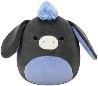 Squishmallows Original 5in Don The Charcoal Donkey – Official Jazwares Plush (Little)