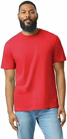 Gildan Adult Softstyle CVC Short Sleeve T-Shirt, Style G67000/G64000CVC, Multipack, Red Mist (36-pack), Small