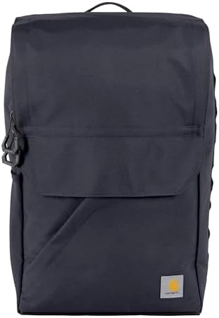 Carhartt 21L Top-Load Backpack, Durable Water Resistant Coated Canvas Base W/ 17" Laptop Sleeve, Bluestone