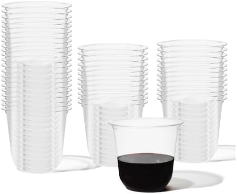 TOSSWARE NATURAL Arc - Plant Based Cups 12 oz - Plastic Alternative Cups for Parties, Bachelorettes, Weddings - Recyclable Clear Cold Cups - Set of 1000, 12oz