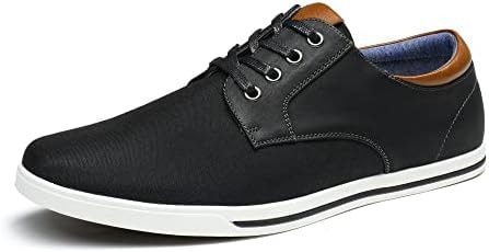 Bruno Marc Men's Oxfords Sneakers Casual Dress Shoes,Size 10,Black,RIVERA-01