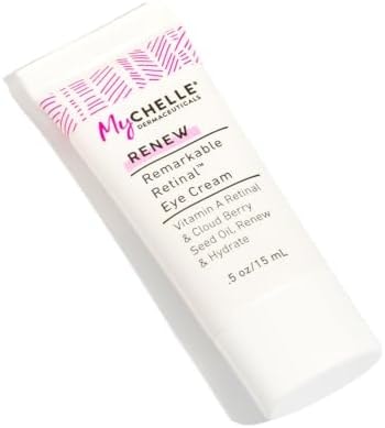 MyChelle Dermaceuticals Remarkable Retinal Eye Cream (0.5 Fl Oz) - Anti Aging Serum with Potent Vitamin A and Plant Stem Cells to Reduce Appearance of Fine Lines and Wrinkles