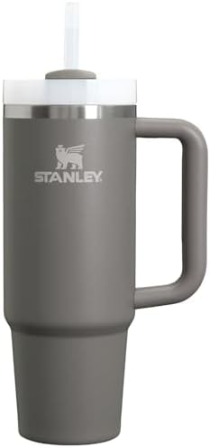 STANLEY Quencher H2.0 Tumbler with Handle and Straw 30 oz | Flowstate 3-Position Lid | Cup Holder Compatible for Travel | Insulated Stainless Steel Cup | BPA-Free | Stone