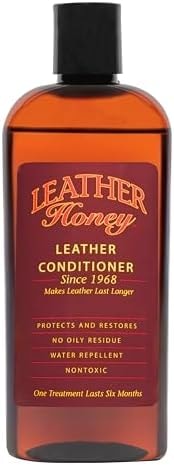 Leather Honey Leather Conditioner – Non-Toxic & Made in the USA Since 1968